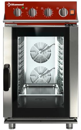 Four électrique professionnel mécanique vapeur convection GN1/1 - Diamond Promo - FVS10-711/CMC