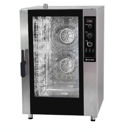 Four mixte professionnel Triphasé 10 niveaux commandes électromécaniques 600x400 mm - Furnotel - FXDA610E
