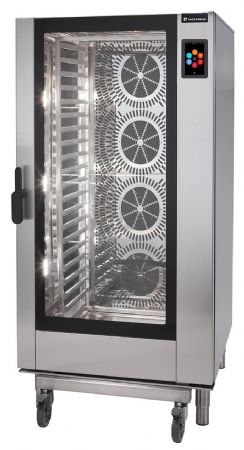 Four mixte professionnel Triphasé 20 niveaux commandes mécaniques GN 1/1 - Furnotel - FXDT120E