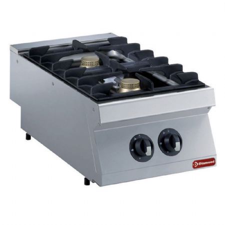 Fourneau profondeur 700 Gaz 2 feux 2 x - Diamond - G17/2F4T-N Fourneau profondeur 700 Gaz 2 feux 2 x - Diamond - G17/2F4T-N