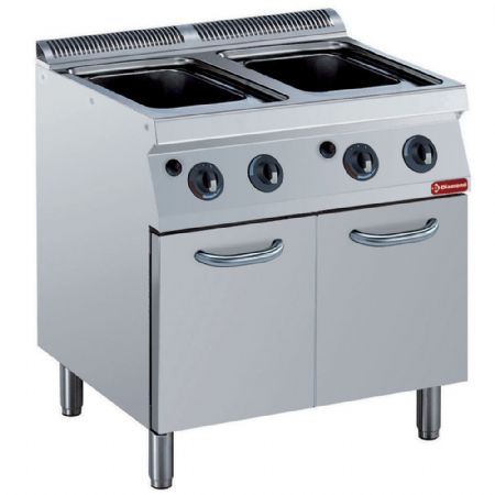 Cuiseur à pâte gaz sur armoire, 2 x 24,5 litres - Diamond - G17/CPA8-N