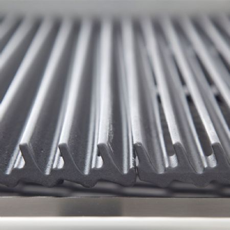 Grill pierre de lave profondeur 700 gaz, grille en fonte 1/2 module, dimensions 400x700x250/320 mm - Diamond - G17/GPL4T-NG