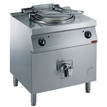 Marmite électrique Gaz 150 L, chauffage direct, sur meuble - Diamond - G22/M1508-N