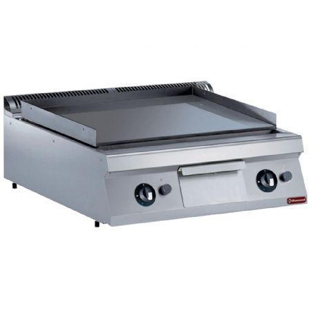 Plaque à snacker pro profondeur 900 gaz lisse chrome dur - Diamond - G22/PLCD8T-N