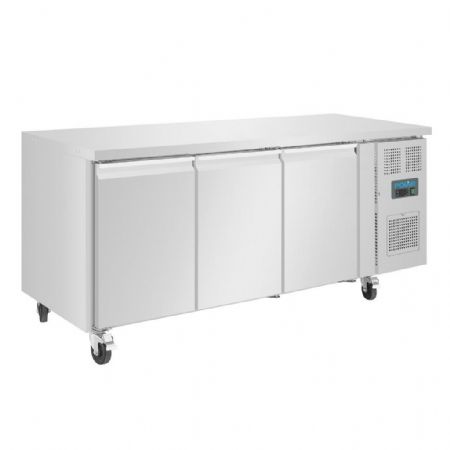 Table négative 417 L 3 portes avec roulettes blocables - Polar - G600