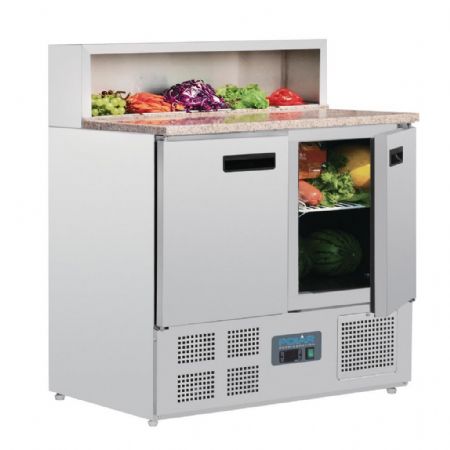 Meuble à Pizzas positif 900x700x1100 mm 288 L Monophasé - Polar - G603 Meuble à Pizzas positif 900x700x1100 mm 288 L Monophasé - Polar - G603