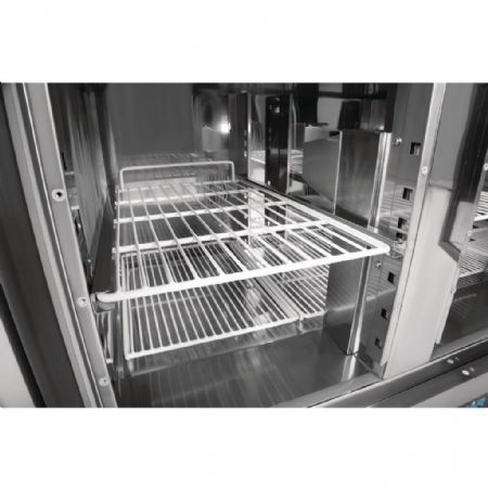 Saladette réfrigérée positive 240 L 2 x GN 1/1 et 3 x GN 1/6 - Polar - G606