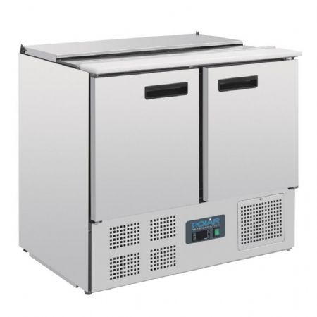 Saladette réfrigérée positive 240 L 2 x GN 1/1 et 3 x GN 1/6 - Polar - G606