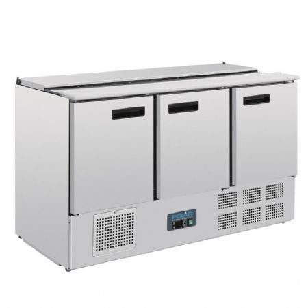 Saladette réfrigérée positive 368 L 4 x GN 1/1 - Polar - G607