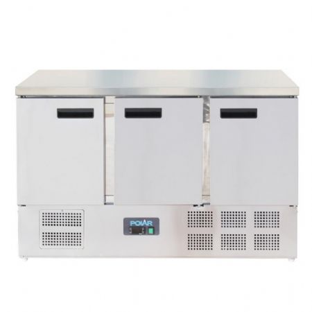 Table desserte réfrigérée positive 368 L 3 portes - Polar - G622