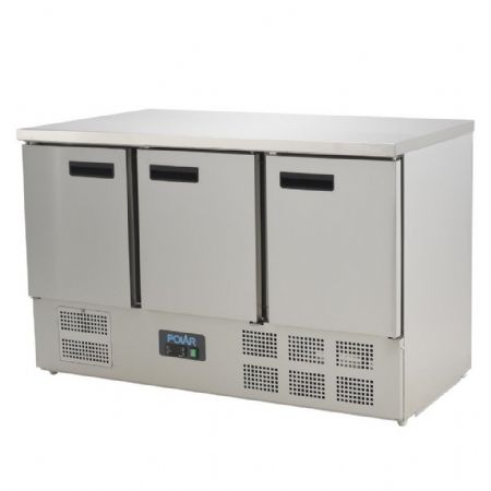 Table desserte réfrigérée positive 368 L 3 portes - Polar - G622