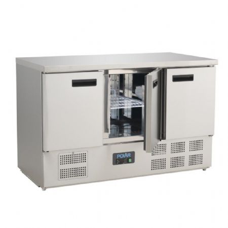 Table desserte réfrigérée positive 368 L 3 portes - Polar - G622