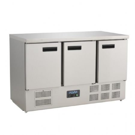 Table desserte réfrigérée positive 368 L 3 portes - Polar - G622