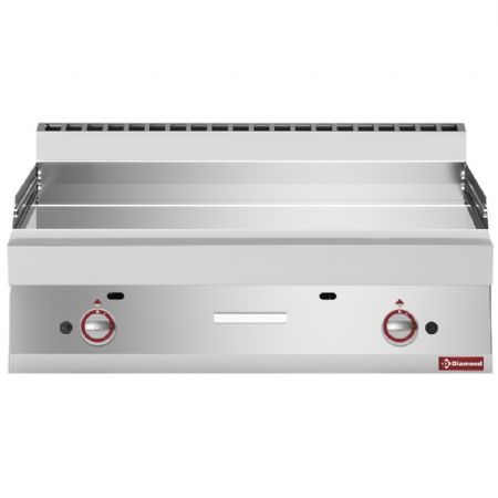 Plaque à snacker pro profondeur 650 gaz extra-large surface lisse chromée - Diamond Promo - G65/PLCD10T-N Plaque à snacker pro profondeur 650 gaz extra-large surface lisse chromée - Diamond Promo - G65/PLCD10T-N