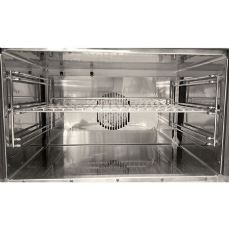 Fourneau profondeur 700 gaz 6 feux vifs, four électrique convection GN 1/1, armoire neutre - Diamond - G7/6BFEVA11-N