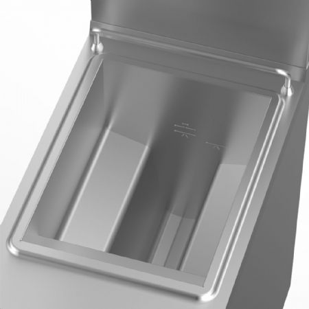 Friteuse professionnelle sur Coffre gaz 1 cuve 14 litres - Diamond - G7/F14A4-NY