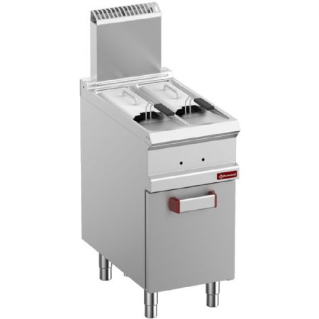 Friteuse professionnelle sur Coffre gaz 2 cuves de 7 litres - Diamond - G7/F2V7A4-N