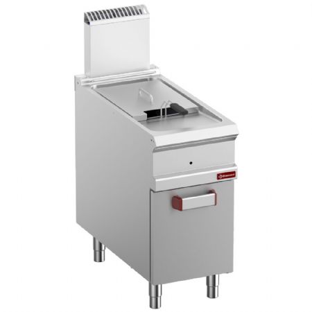 Friteuse cuisine pro profondeur 900 gaz sur meuble fermé 1 cuve 18 litres - Diamond Promo - G9/F18A4-N Friteuse cuisine pro profondeur 900 gaz sur meuble fermé 1 cuve 18 litres - Diamond Promo - G9/F18A4-N