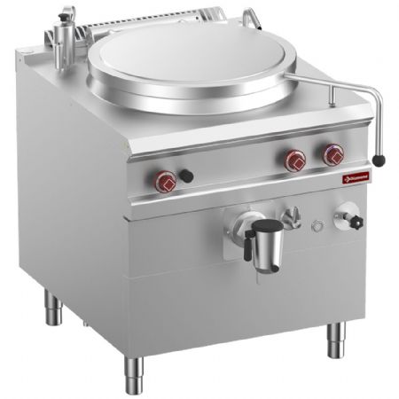 Marmite électrique à chauffage indirect, cuve 100 litres, sur meuble - Diamond - G9/M10I8-N
