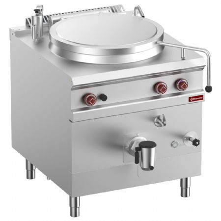 Marmite électrique Gaz, cuve 150 litres chauffage indirect sur meuble - Diamond - G9/M15I8-N