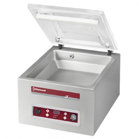 Machine Sous Vide chambre 350x370x150 mm avec barre de soudure 350 mm - 8 m³/h - Diamond Promo - GA-102/S