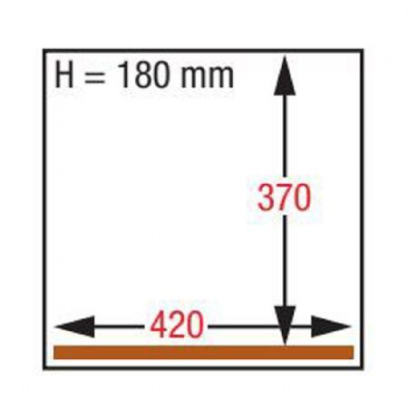 Machine sous vide professionnelle à poser barre de soudure 420 mm 480x515x440 mm - Diamond Promo - GA-104/S