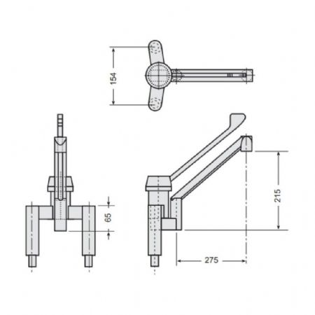 Robinetterie professionnelle pour plonge cuisine - Eratos - GAD-MG