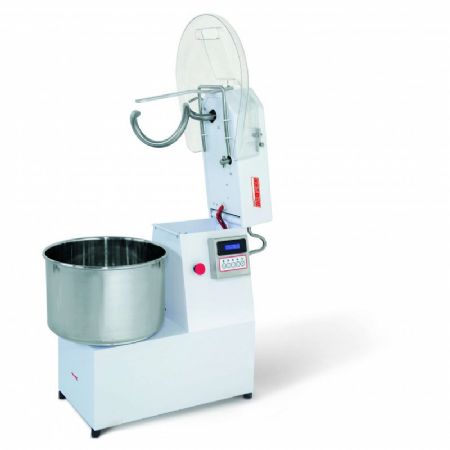 Ptrin  spirale pour pizzas avec tte soulevable 2 vitesse cuve 32L