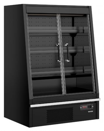 Vitrine murale de supermarché réfrigérée noire 2 portes vitrées positive - Tefcold - Galaxy+ GPL10FGD Black Vitrine murale de supermarché réfrigérée noire 2 portes vitrées positive - Tefcold - Galaxy+ GPL10FGD Black