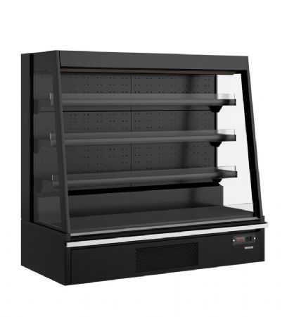 Vitrine rfrigre ouverte avec rideau de nuit, plage -1C / +5C et capacit 360 L