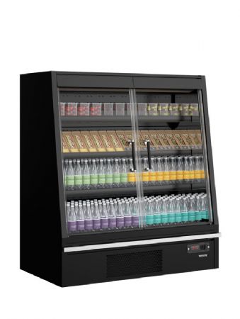 Vitrine r�frig�r�e portes vitr�es -1�C / +5�C noir