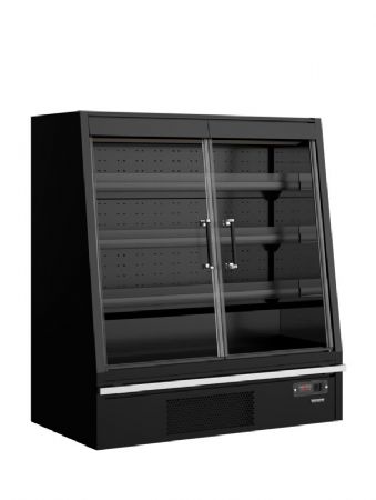 Vitrine rfrigre portes vitres -1C / +5C noir