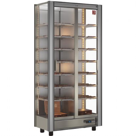Armoire chocolat Vitrine réfrigérée Lt. 530 Modulable Portes coulissantes vitrées - Diamond - GCC-1-R2 Armoire chocolat Vitrine réfrigérée Lt. 530 Modulable Portes coulissantes vitrées - Diamond - GCC-1-R2