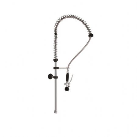 Robinetterie professionnelle pour plonge cuisine en inox AISI-304 18/8 douchette ergonomique - Eratos - GD-0