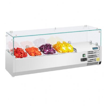 Saladette à Poser avec capacité 3x GN 1/3 et 1x GN 1/2 positive - Polar - GD875