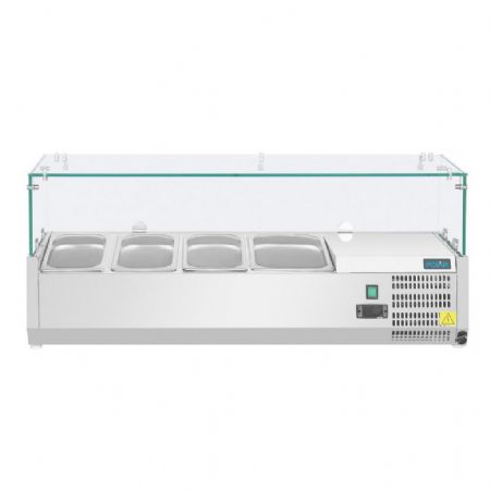 Saladette à Poser avec capacité 3x GN 1/3 et 1x GN 1/2 positive - Polar - GD875