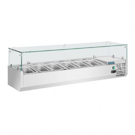 Saladette à Poser Capacité 5x GN 1/3 et 1x GN 1/2 Positive - Polar - GD876