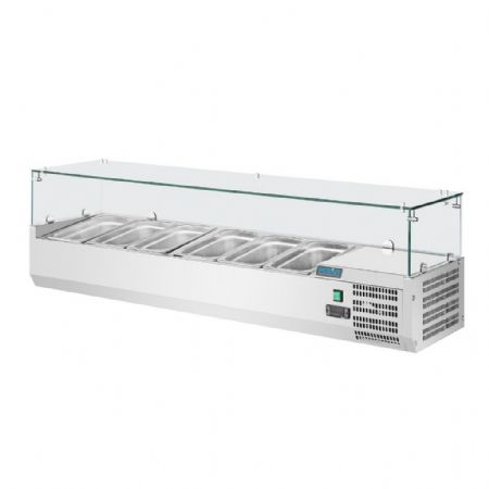 Saladette à Poser Capacité 5x GN 1/3 et 1x GN 1/2 Positive - Polar - GD876