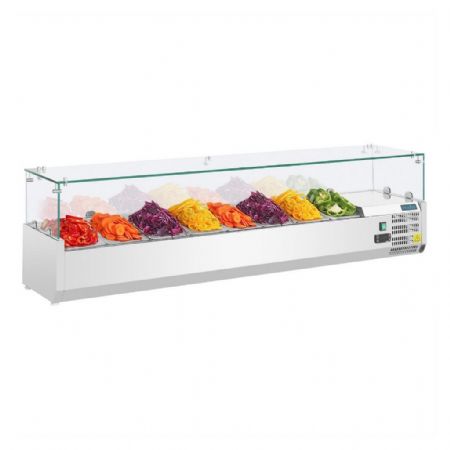 Saladette à Poser 8 bacs GN 1/3 positive - Polar - GD877