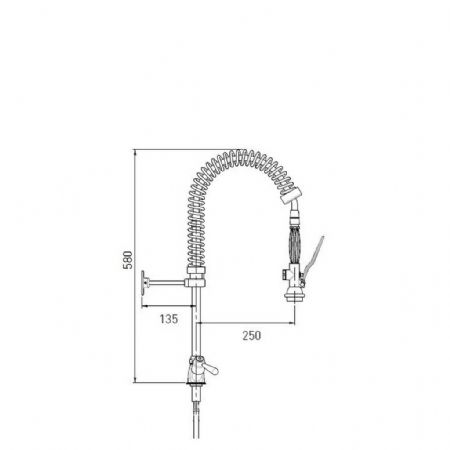Robinetterie professionnelle pour plonge cuisine - Eratos - GDB-2