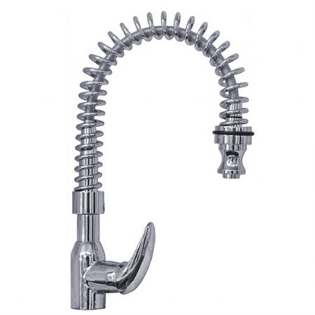 Robinetterie professionnelle plonge cuisine Douche vaisselle mitigeur monotrou à levier unique 1/2