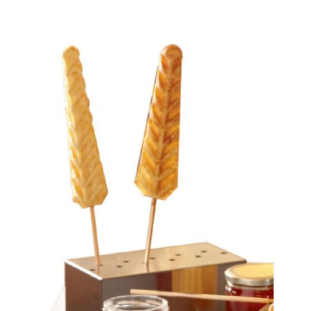 Prsentoir inox pour gauffres en epi