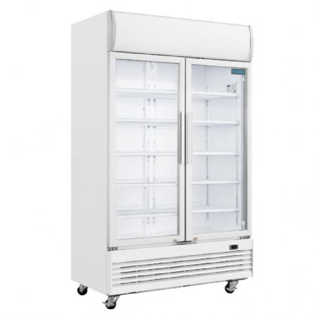 Vitrine murale de Supermarché positive 950 L - Polar - GE580