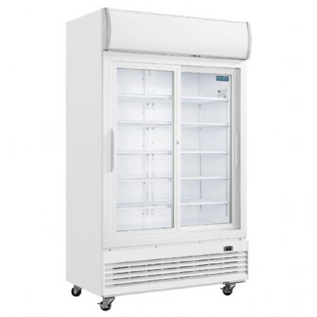 Vitrine murale de Supermarché positive 950 L 1200 mm - Polar - GE581