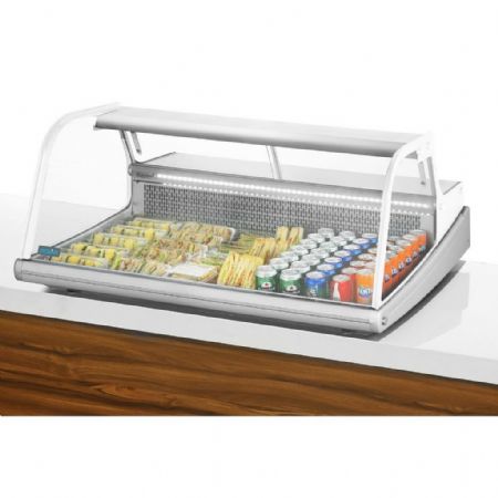 Vitrine comptoir présentation positive 255 L 1245 mm - Polar - GE961