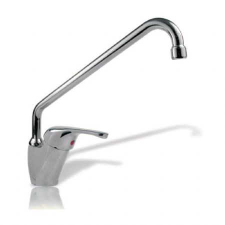 Robinet mélangeur monotrou hauteur 260mm en laiton chromé