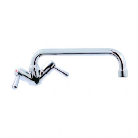 Robinetterie professionnelle pour plonge cuisine en laiton chromé 185x60x310 mm - Eratos - GEB-2