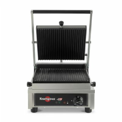 Grill de contact professionnel à poser avec surface striée 260x230 mm Grill de contact professionnel à poser avec surface striée 260x230 mm