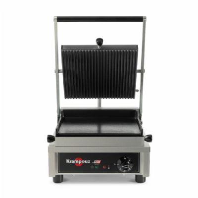 Grill panini professionnel surface 260x230 mm avec plaques striée et lisse Grill panini professionnel surface 260x230 mm avec plaques striée et lisse