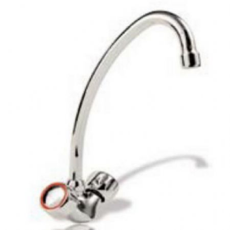 Robinetterie professionnelle pour plonge cuisine en laiton chromé 805x180x70 mm - Eratos - GEM-2